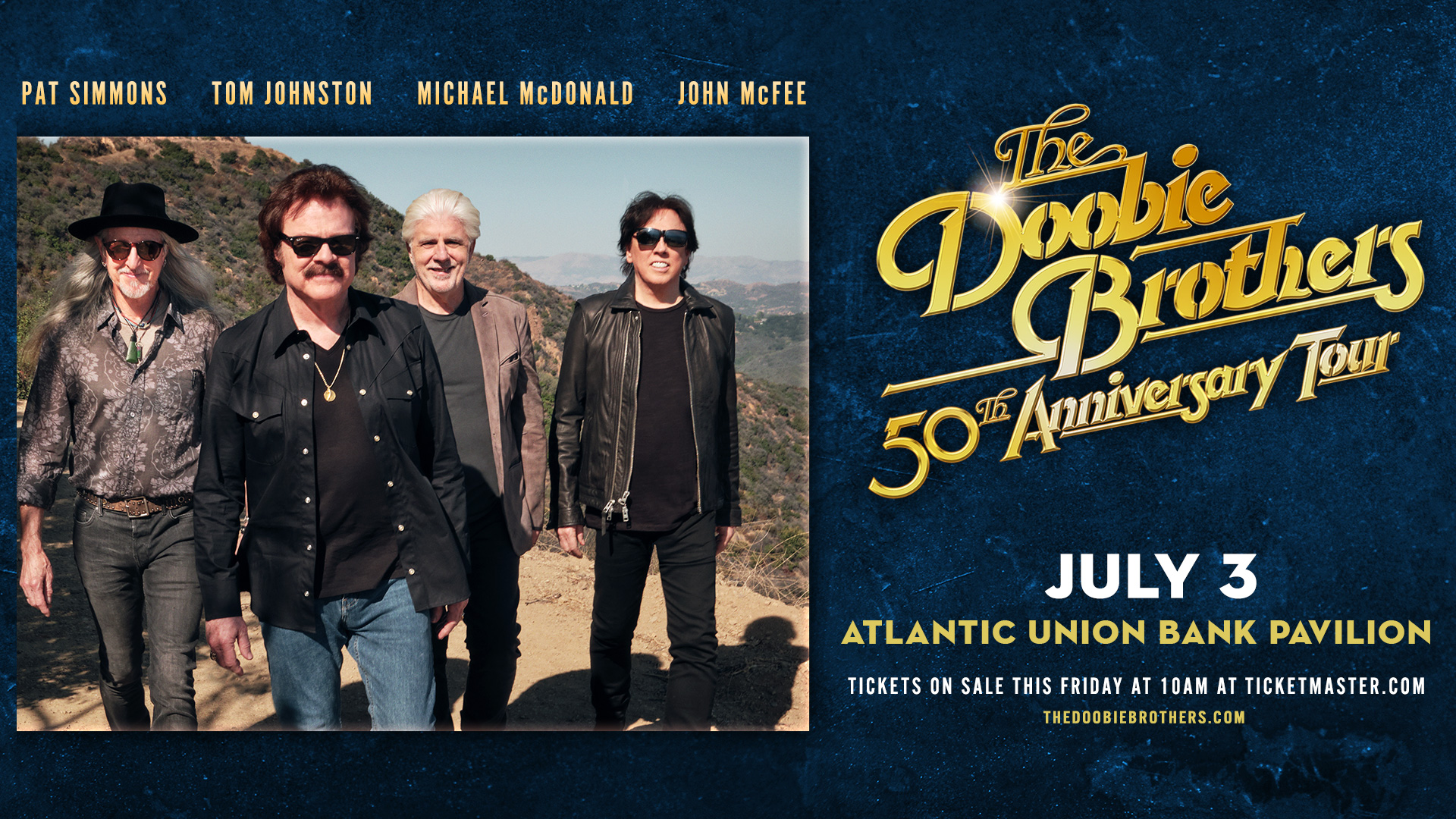The Doobie Brothers Announce 50th Anniversary Tour Coming to Portsmouth
